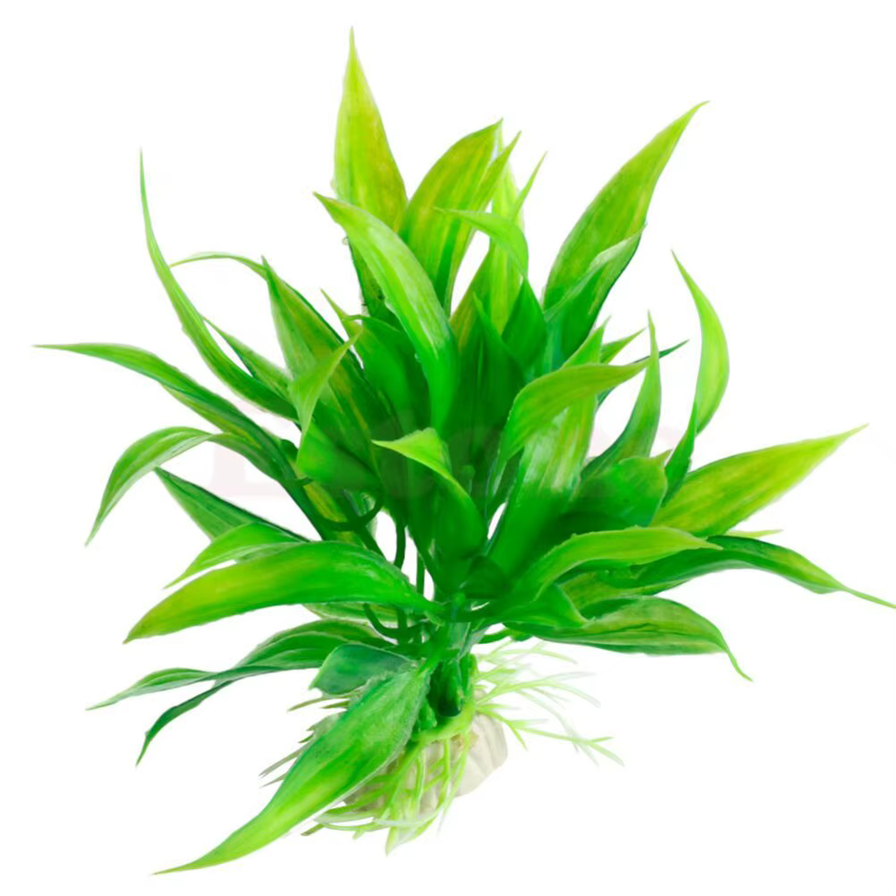 Plantes artificielles décoratives pour aquarium, ornement de mauvaises herbes d'eau, y compris plant
