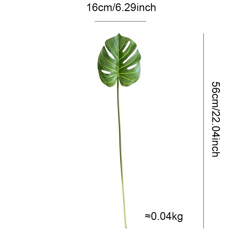 Plantes d'arbre artificielles tropicales de 88 CM, feuilles de palmier, branche en plastique, fausse