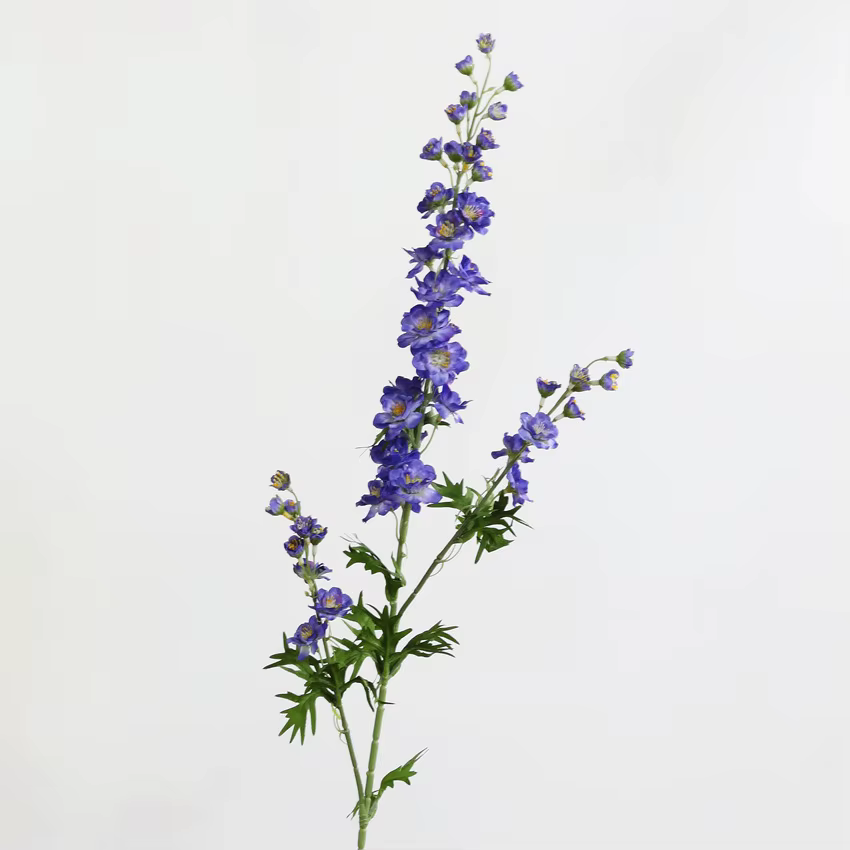 1 pièces artificielle Larkspur Delphinium Ajacis Delbine Poisonweed fleurs en soie décor à la maison
