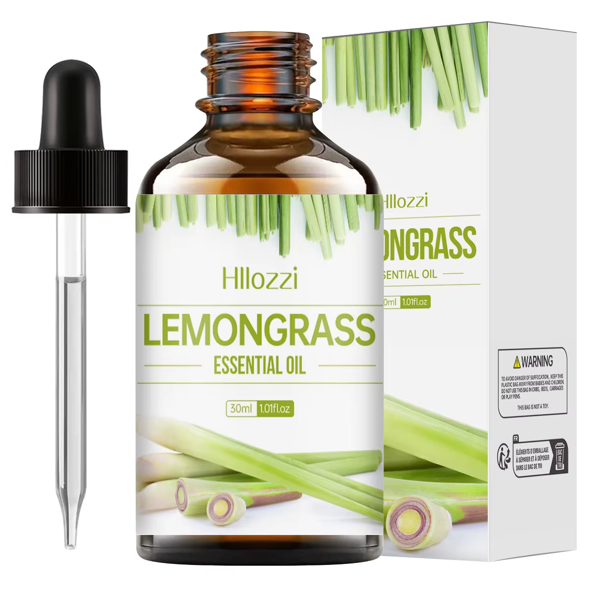L'huile essentielle de citronnelle convient à divers usages, parfum frais, humidificateurs, bougies,