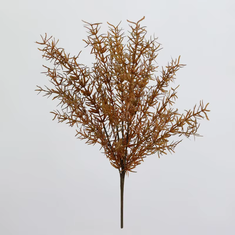 Bouquet de plantes artificielles en plastique Radix Asparagi, 3 pièces, feuilles de fougère persane 