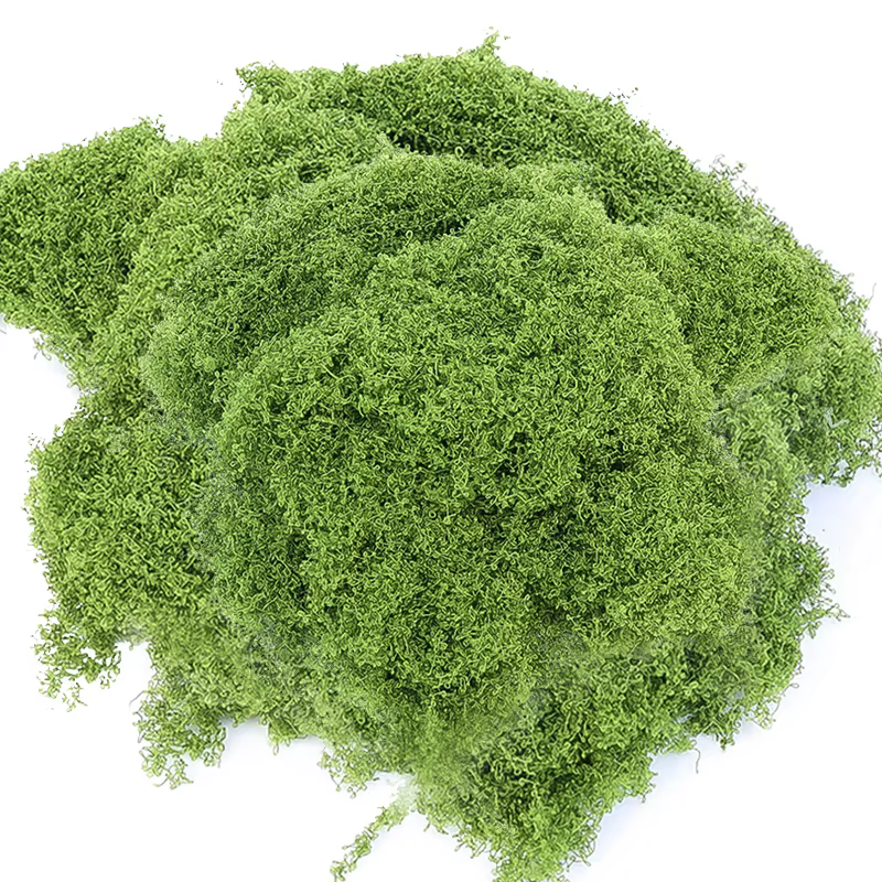 Mousse verte artificielle 300/30g pour plantes en pot, bricolage, jardin féerique, mariage, fête, re