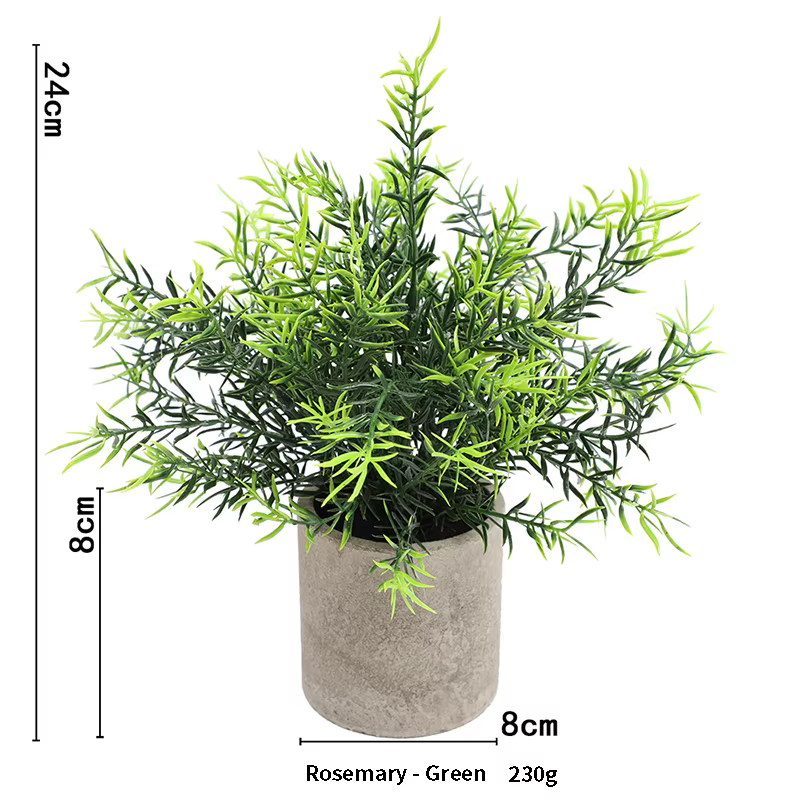 Plante artificielle d'eucalyptus en pot, petite fausse fleur, bonsaï avec pot, mini plante, bureau,