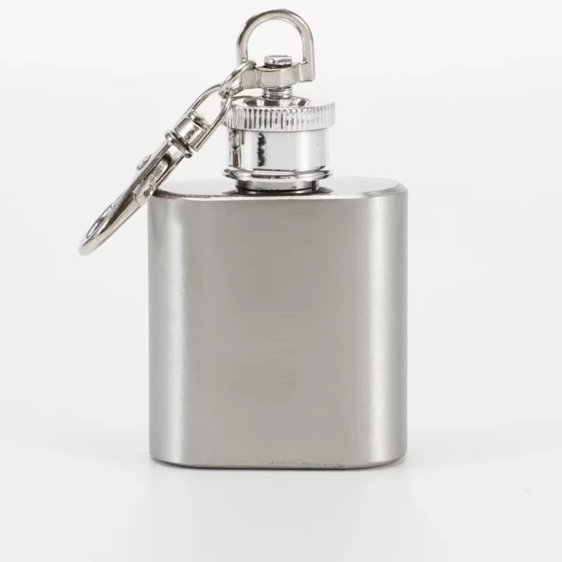 Bouteille de vin en acier inoxydable de haute qualité, 1-18 oz, flacons de hanche, verres portables,