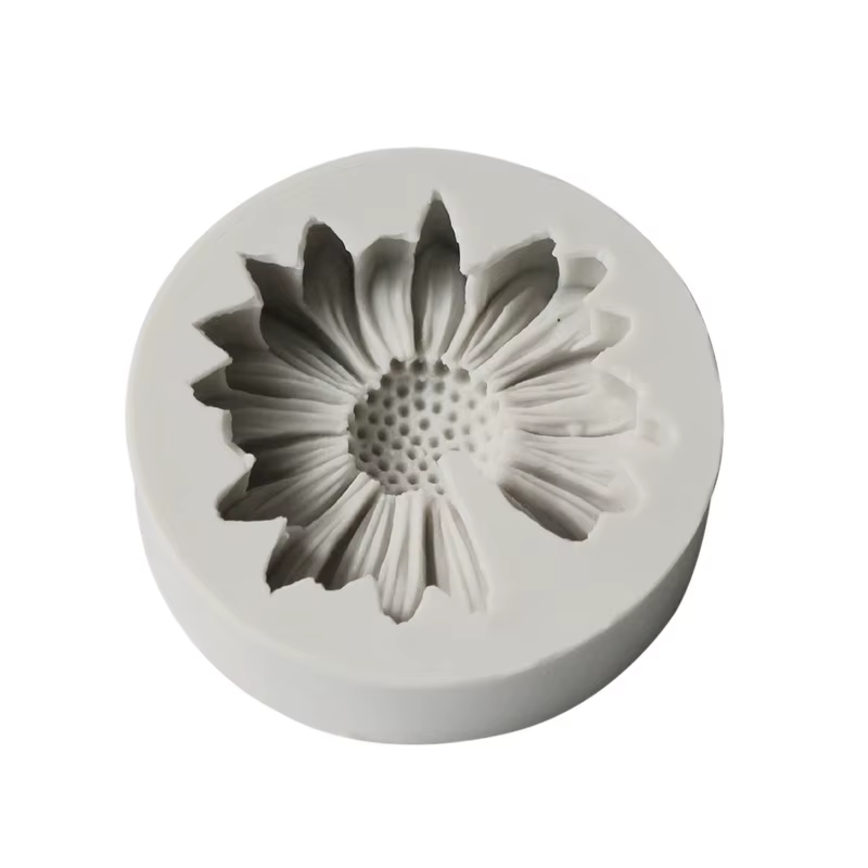 Moule 3D en forme de fleur de marguerite, en Silicone, fleur de soleil, aromathérapie, savon époxy,