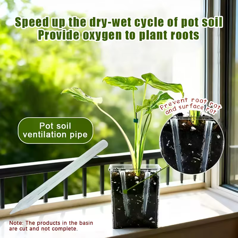 Tubes de Circulation d'air du sol pour plantes, Tubes de Ventilation de racines de plantes en plasti