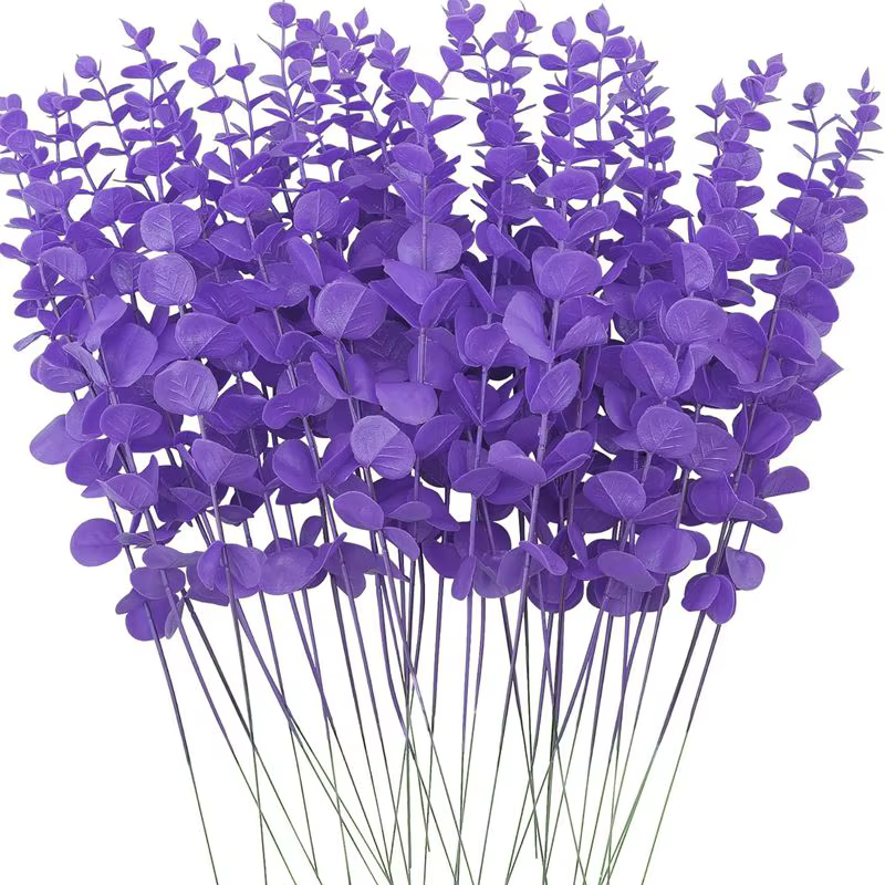 Plante artificielle bon marché Eucalyptu laisser offre spéciale pour noël maison mariage jardin déco