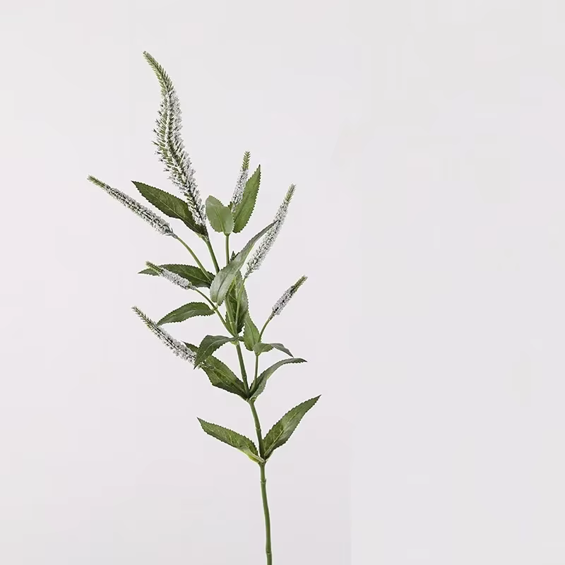 Plantes de sauge artificielles en plastique, 3 pièces, décoration d'auditorium, fausses fleurs, Simu