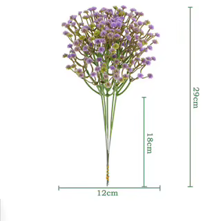 Bouquet de fleurs artificielles pour souffle de bébé, pour événement de fête de mariage, Arrangement