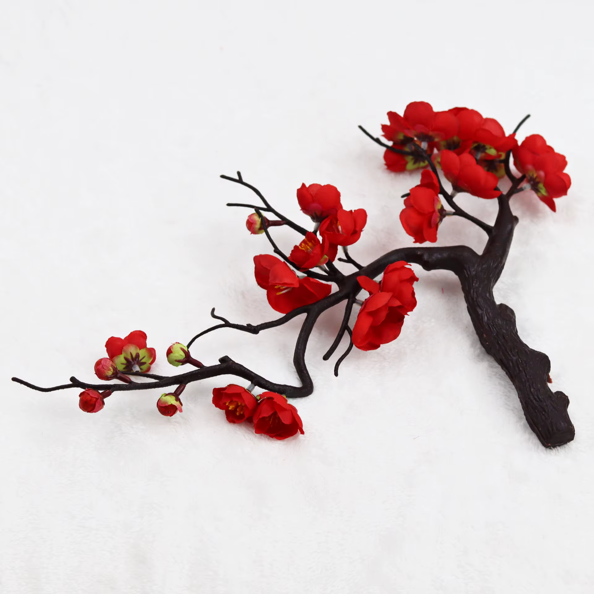 Fleurs de prunier en soie artificielle fleur maison Table salon Noël nouvel an décor bricolage couro
