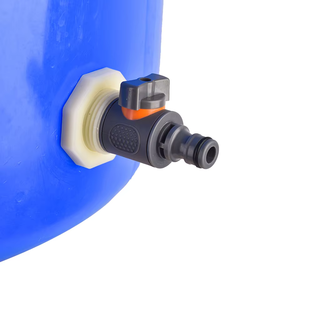 Adaptateur de Valve de cloison de baril de pluie en PVC de 3/4 pouces, Joints de connecteurs de Drai