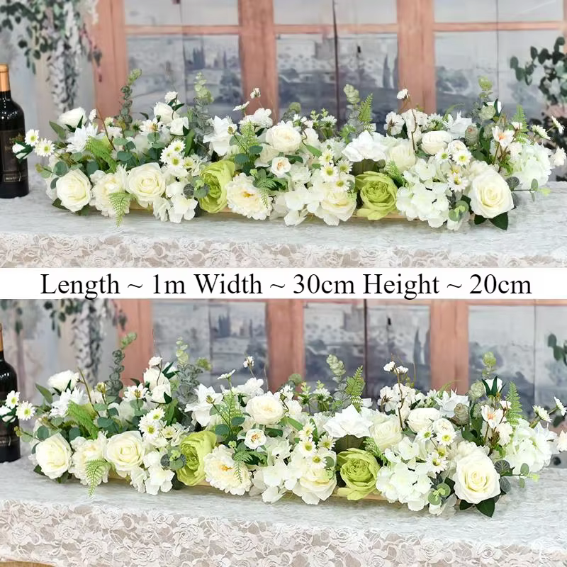 Fleurs éternelles pour grands événements d'affaires, décoration de table de conférence, fleurs de ta