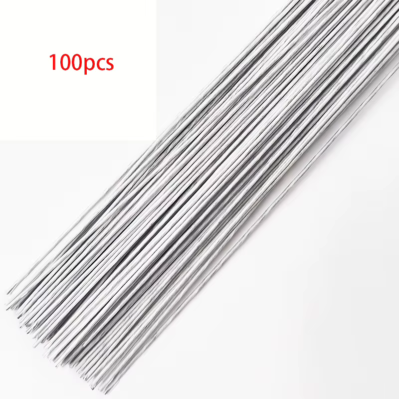 100 pièces fil floral calibre 26 artisanat fleuriste fil floral vert pour artisanat bouquet tige cou