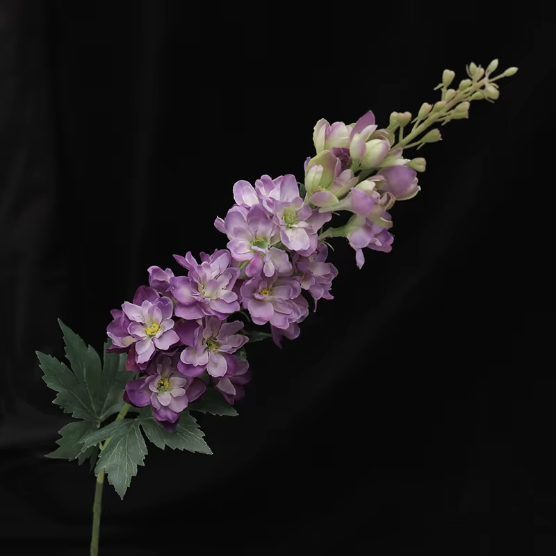 Fleurs artificielles 75CM longue branche Hyacinthus soie Delphinium maison salon Vase Arrangement fl