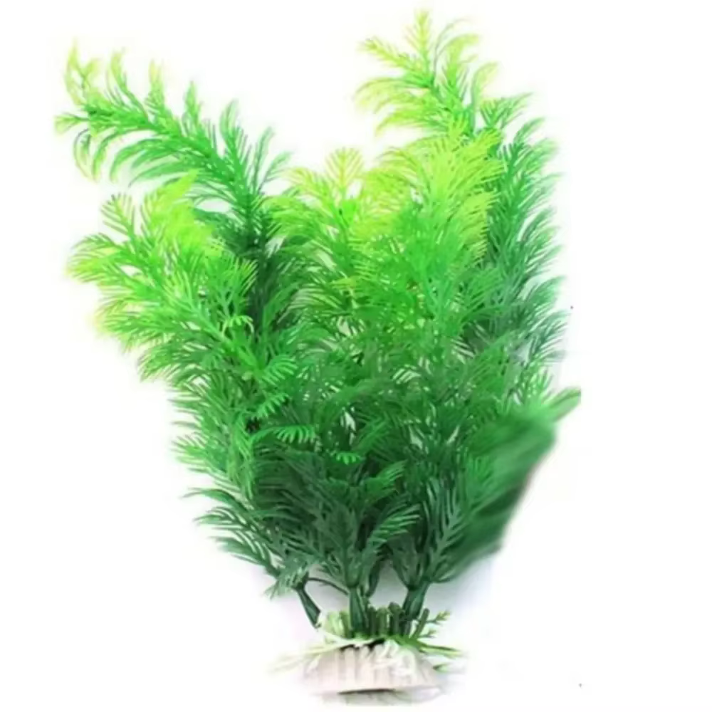 2026。 Ornements végétaux pour aquarium, simulation en plastique, herbe artificielle, accessoires de 