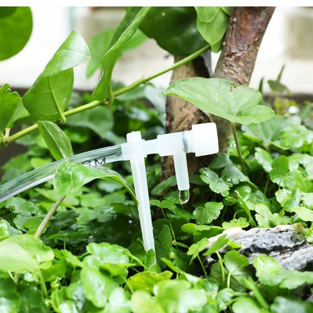 Kit d'irrigation goutte-à-goutte réglable pour serre et jardin, tuyau de 10/20/30M, 4/7mm, système d