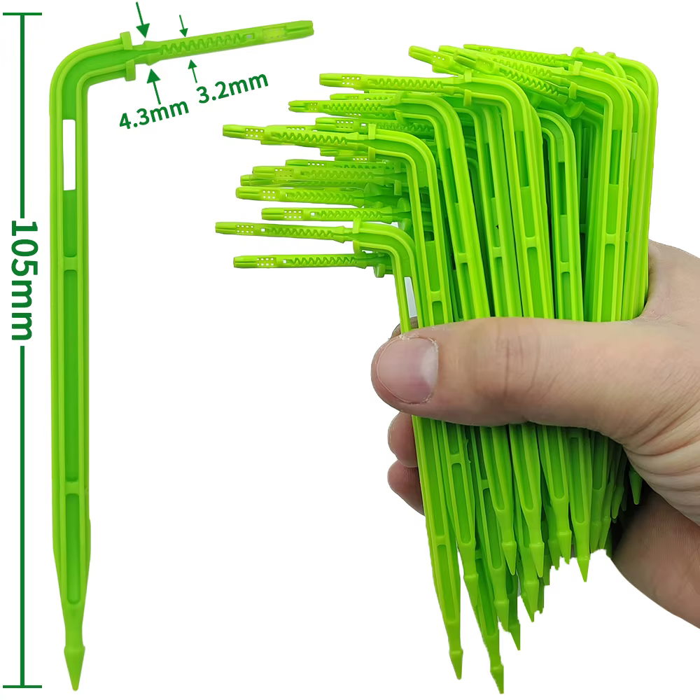 WUJIE 50-1000 pièces 1/8 ''gouteurs verts 3/5mm émetteurs de flèche pliante jardin en pot Irrigation
