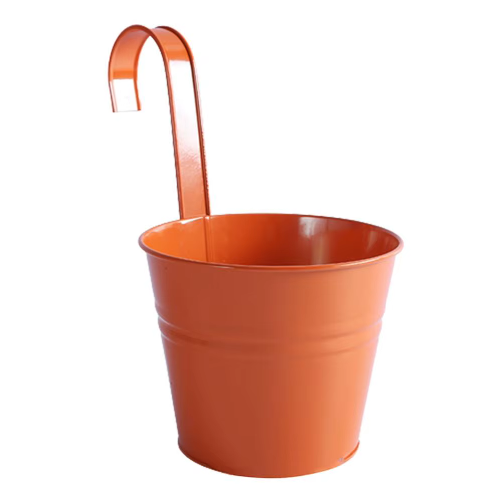 Vase en fer forgé pour balcon, décoration de jardin, pot de fleurs suspendu, panier à succulentes, s