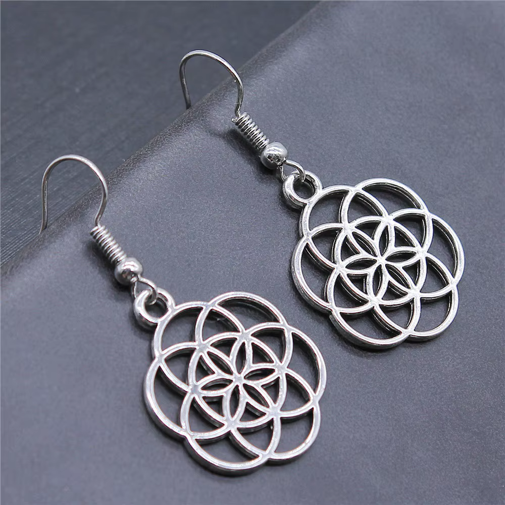 Boucles d'oreilles rondes sculptées à la main pour femmes, bijoux de déclaration uniques, vente en g