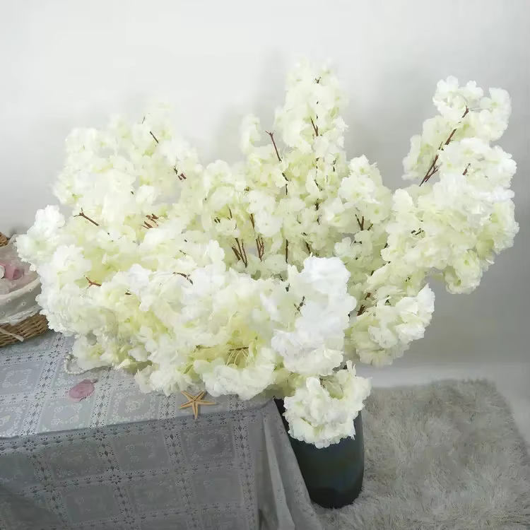Branches de fleurs artificielles, 110cm, décoration pour la maison, mariage