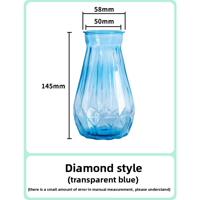 Vase hydroponique en plastique transparent pour plantes vertes et plantes porte-bonheur, décoration 