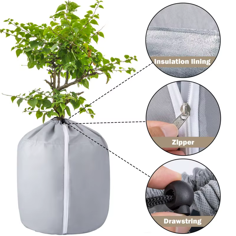 Housse isolante pour plantes de jardin, housse de protection contre le froid et le gel des arbres fr