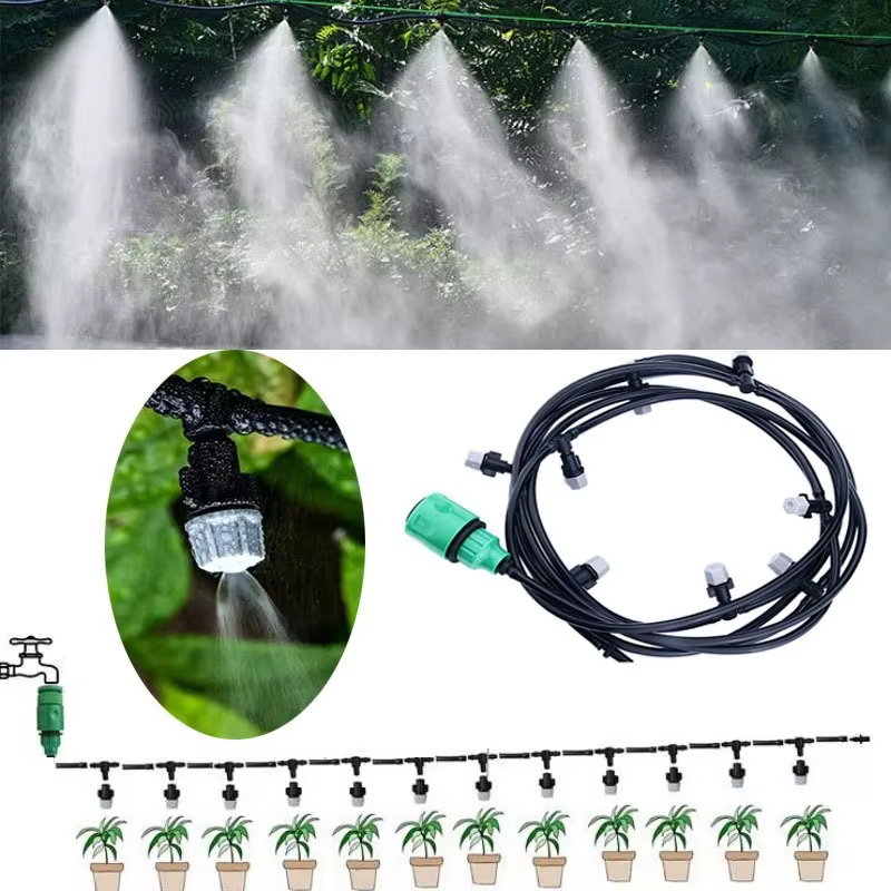 Nouvelle Irrigation 10 mètres 10 buses d'arrosage pulvérisateur d'eau brumisation brouillard système