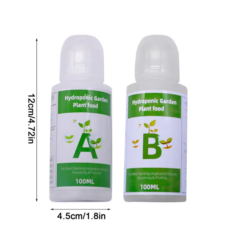 Nutriments hydroponiques généraux A et B pour plantes, plantes, fleurs, légumes, fruits, solution al