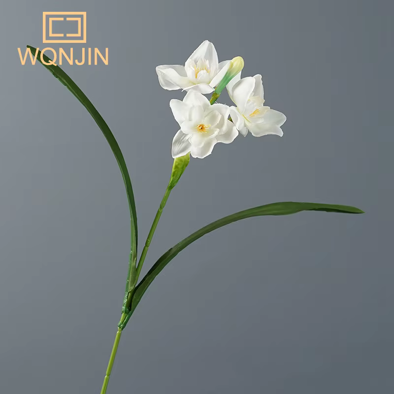 Fleur de simulation de ovale cisse, fleur de corne, petite fleur artificielle fraîche nordique, déco