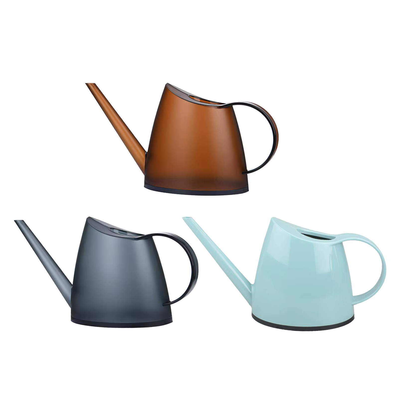 Arrosoir pour plantes d'intérieur, pot long translucide, arrosoir en pot, outil de jardin, 1,4 L