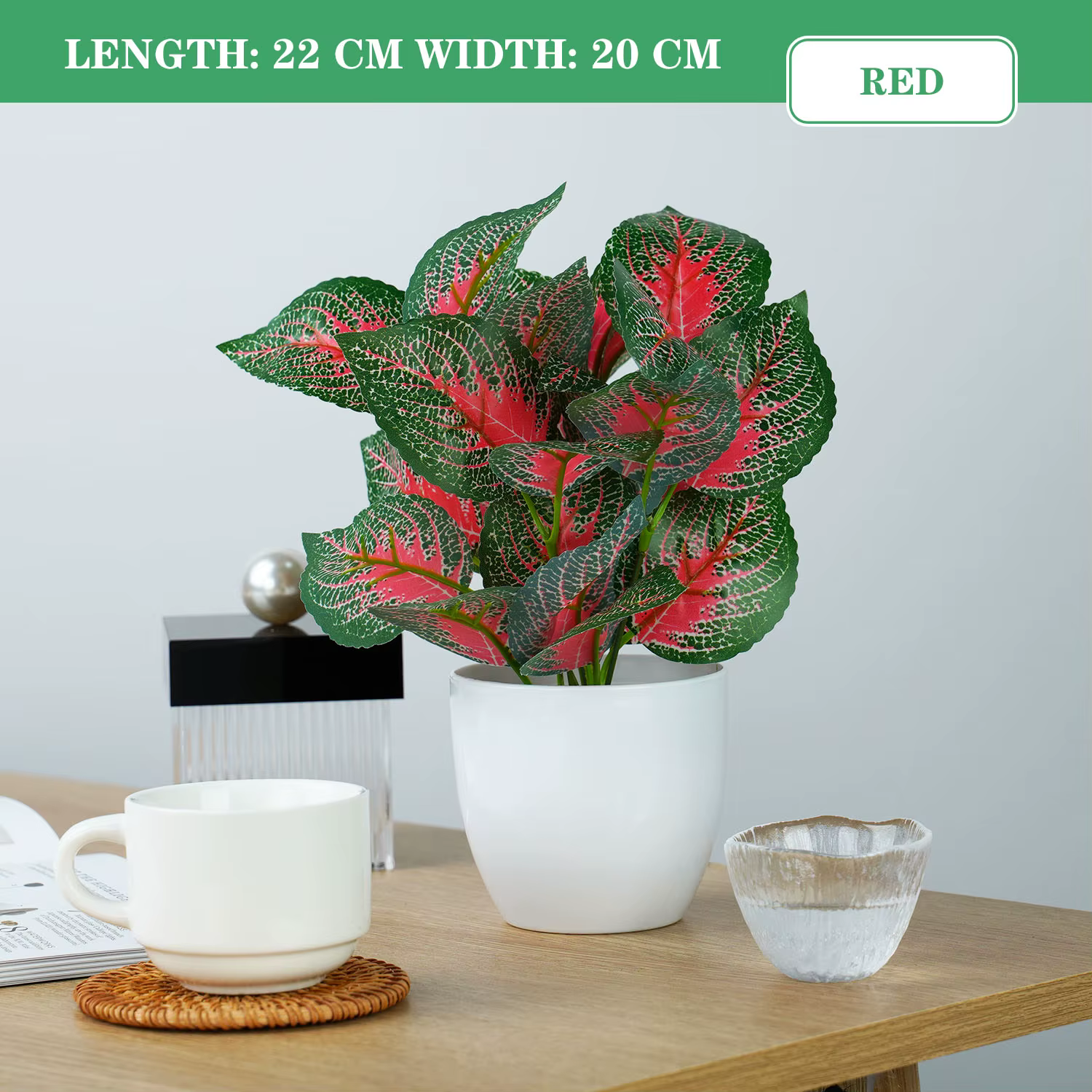 Plantes vertes artificielles bonsaï, simulation de petit arbre, plantes en pot pour table, ornements