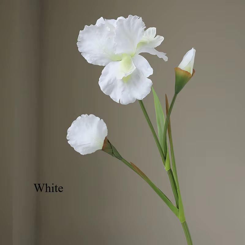 77CM Iris fleur fleur artificielle mariage fenêtre aménagement paysager décoration de la maison Arra