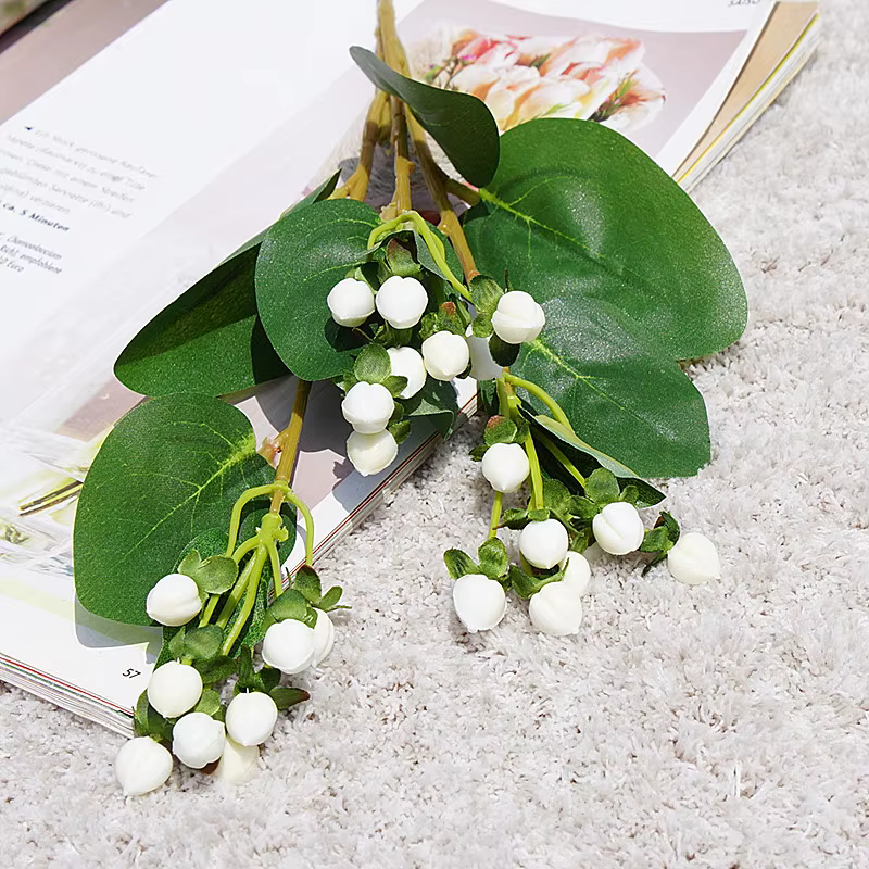 6pcHypericum fleur artificielle fausses plantes HomeDecor accessoires de photographie de mariage acc
