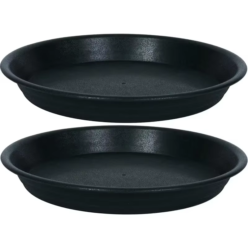 Soucoupe ronde en plastique de haute qualité pour plantes, plateaux pour pots de fleurs d'intérieur 