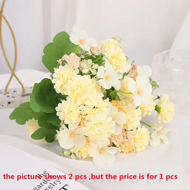 Bégonia Artificiel pour Décoration de Centre Commercial, Fausses Fleurs, AndrBouquet, Plantes Vertes