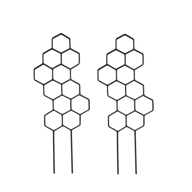 Deux supports pour plantes grimpantes en nid d'abeille de 14,96 x 5,91 pouces, pour plantes en pot e