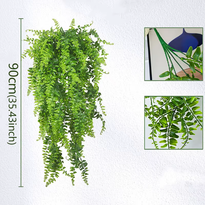 Feuilles de fougère persane 90cm, vignes suspendues, plante artificielle en plastique, lierre en rot