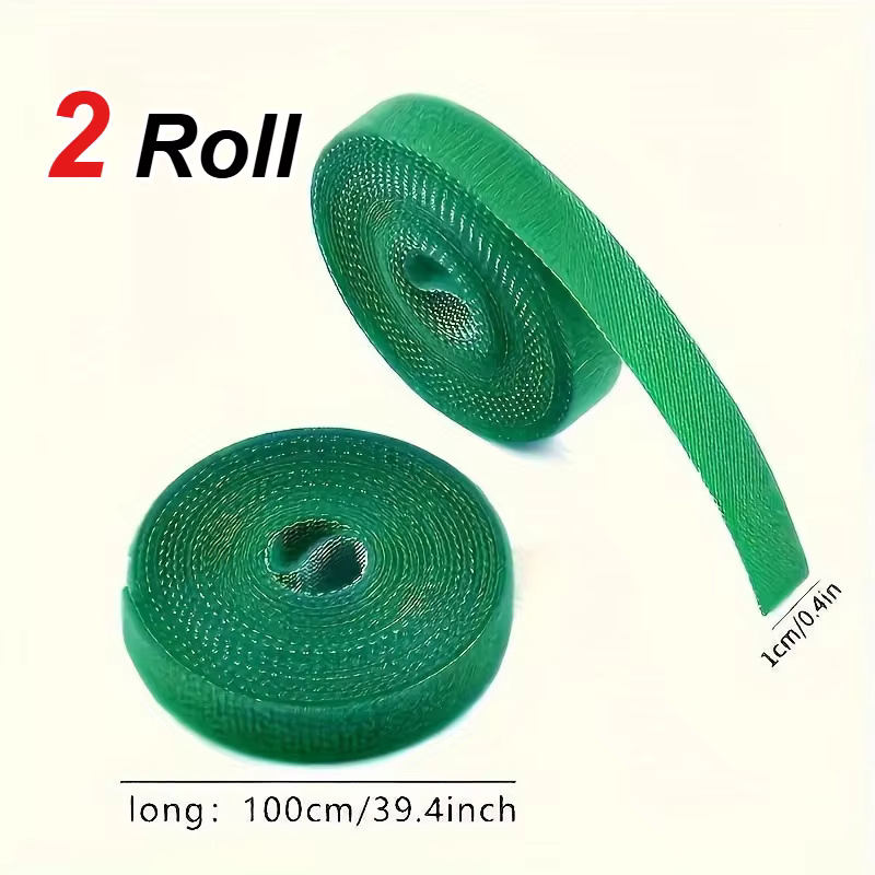 2/4 rouleaux de sangles réglables réutilisables pour plantes de 100 cm/39,37 pouces - Convient aux v