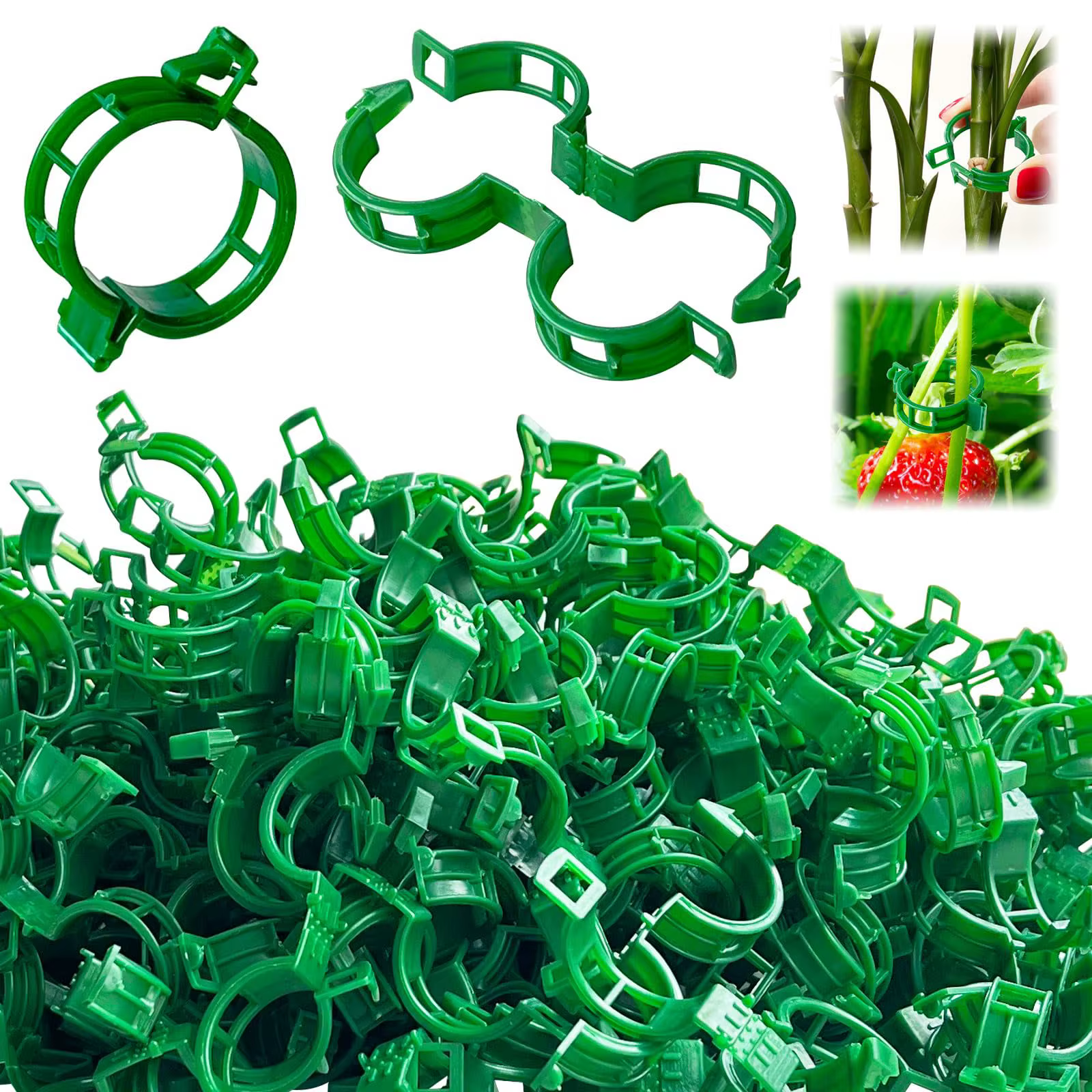 Clips de support pour plantes-Clips à tomates pour treillis de ficelle, Clips de cerclage de vigne d