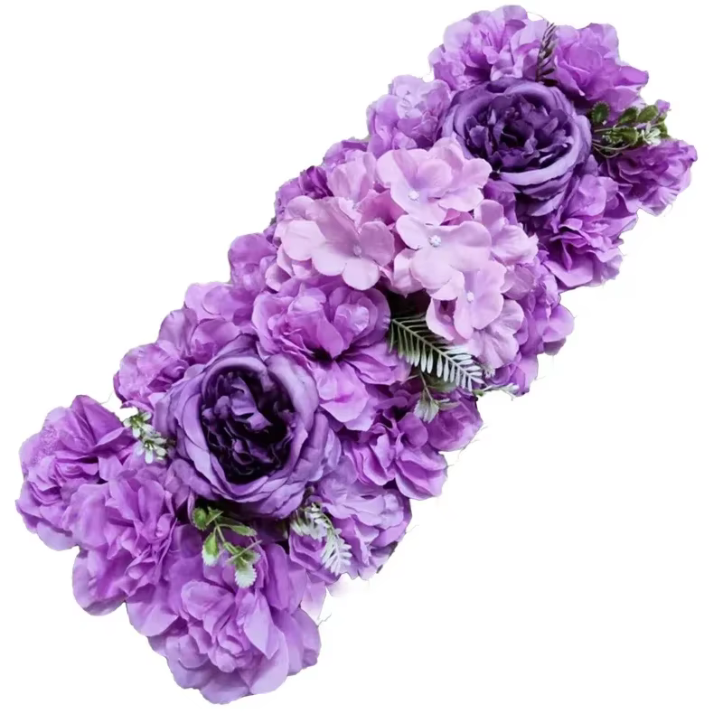 Fleur violette artificielle pour Table à manger de mariage, fleurs pour salon, arrière-plan de cuisi