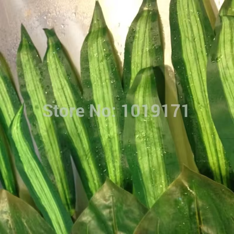 InjFabric-Plante artificielle pour fête, oiseau du Brésil, branche de feuilles de palmier, mariage, 