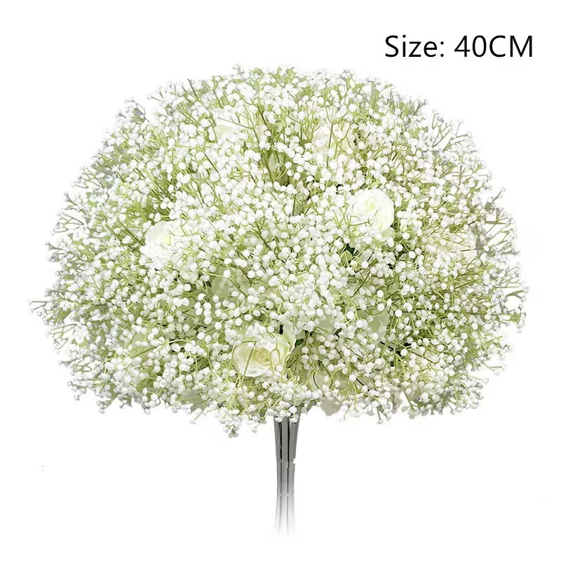 Bouquet de fleurs d'hortensia artificielles pour décoration de la maison, fond de nuage de fleurs ar