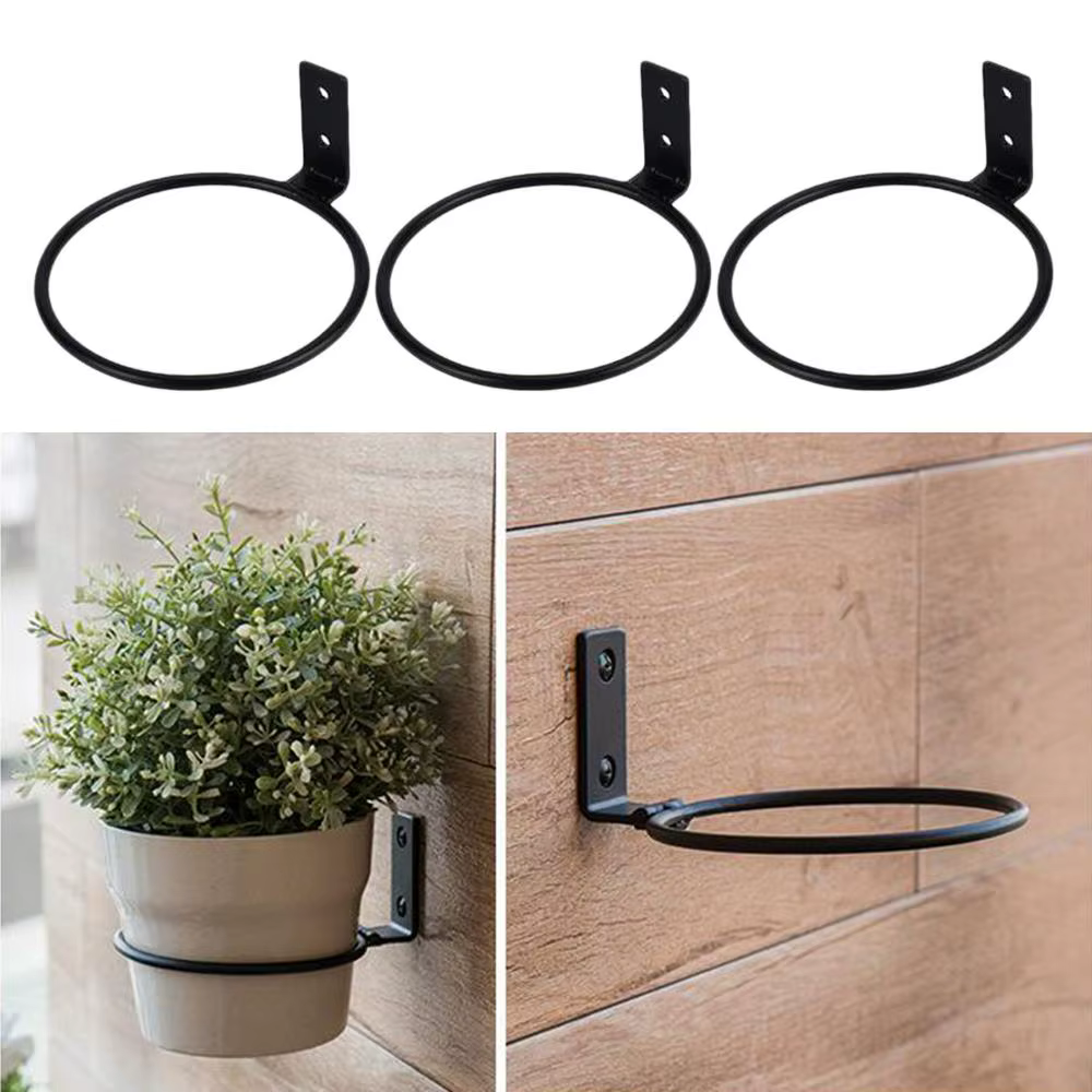 Support de Pot de fleur mural, anneau de support de Pot de jardinière, support de jardinières pour d