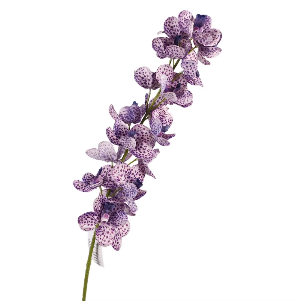 Orchidée Papillon Artificielle, Fleur d'Orchidée Vanda Faite à la Main, Faux Phalaenopsis Réaliste a
