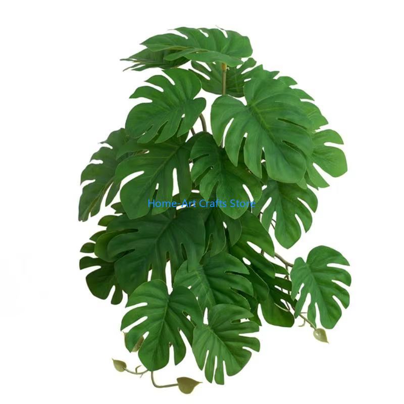 Y3na Plantes Artificial Life Like Like Terrarium Feuilles pour les crabes ermites Lézards