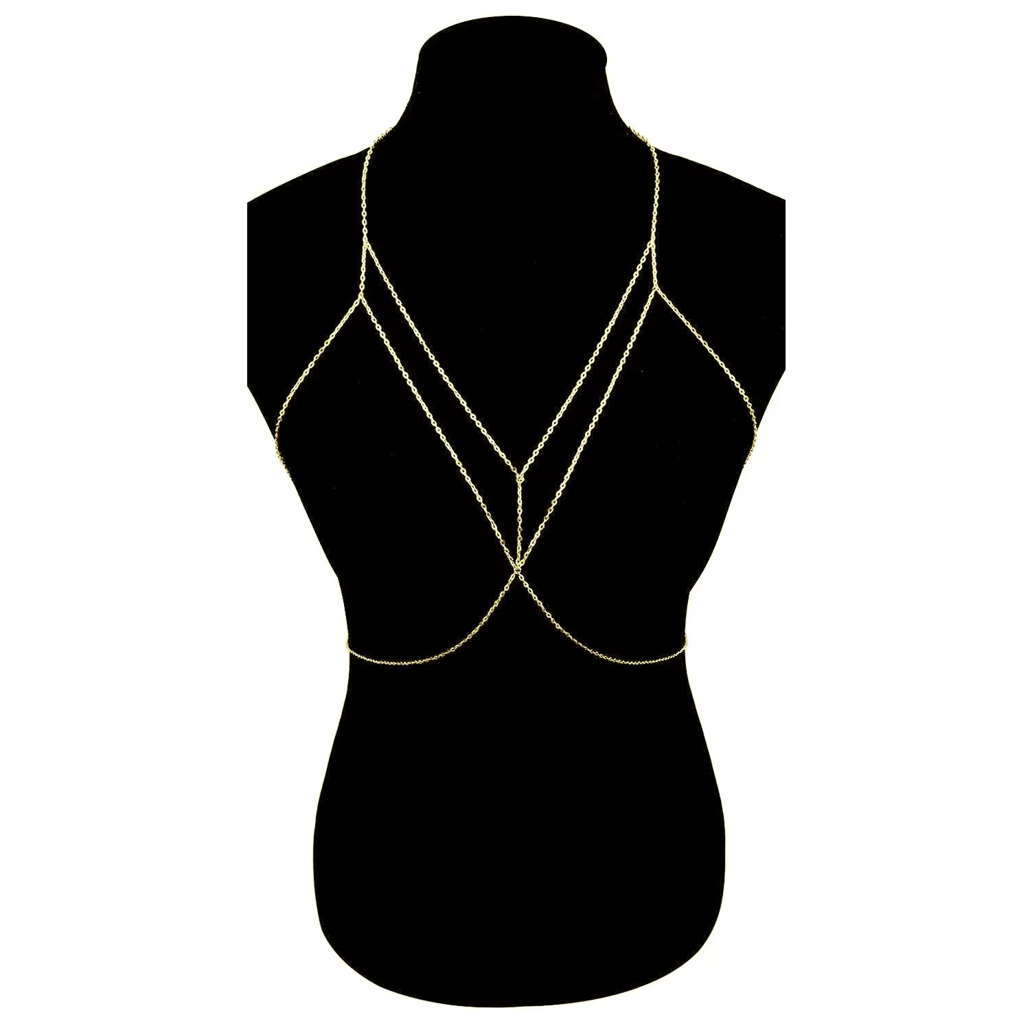 Chaîne de corps sexy et élégante pour femme, chaîne de poitrine et de clavicule, avec pampilles, acc