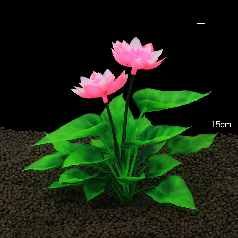 Plantes artificielles de décoration d'aquarium, herbe d'eau sous-marine, plantes aquatiques en plast