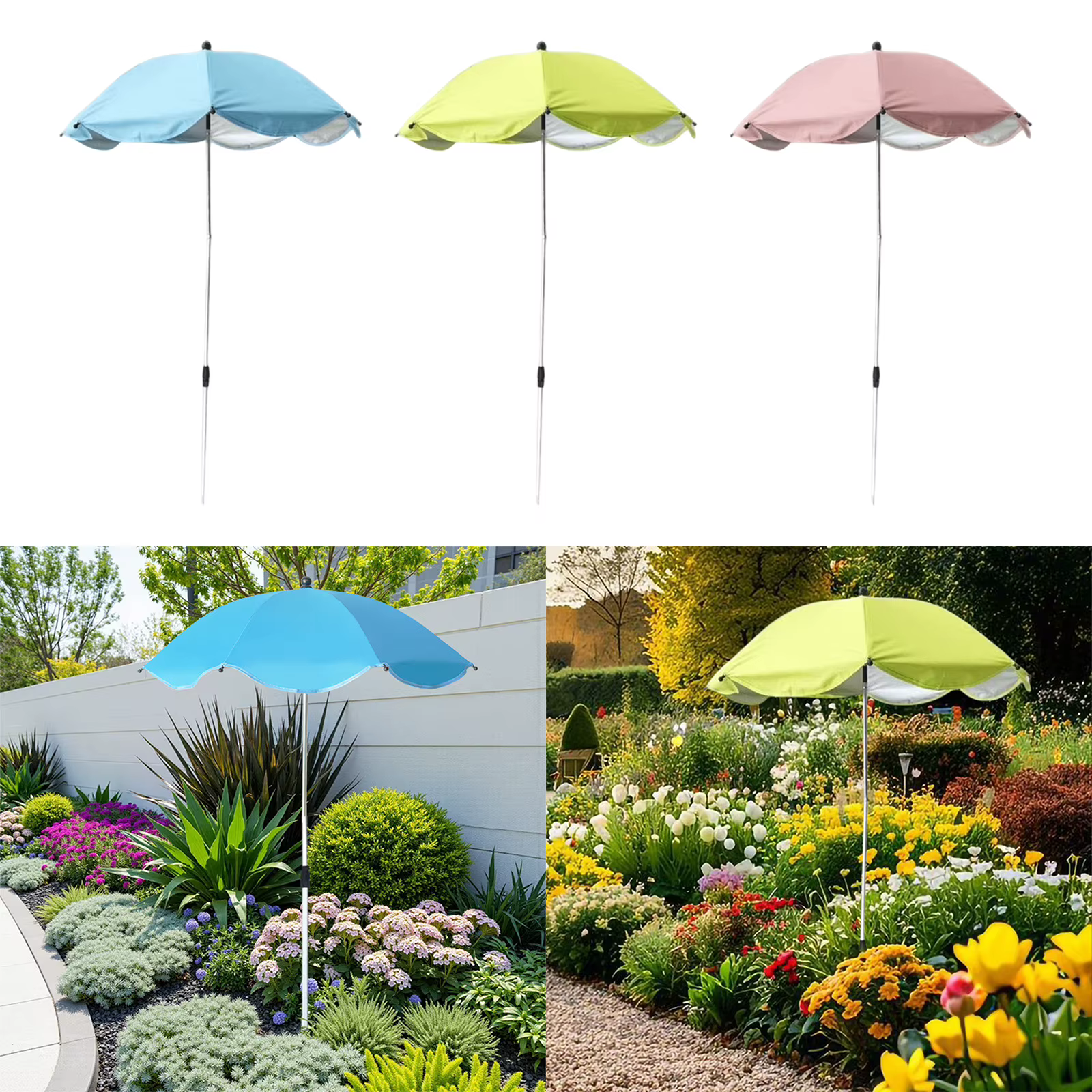 Couverture d'ombrage de parapluie de plante extérieure