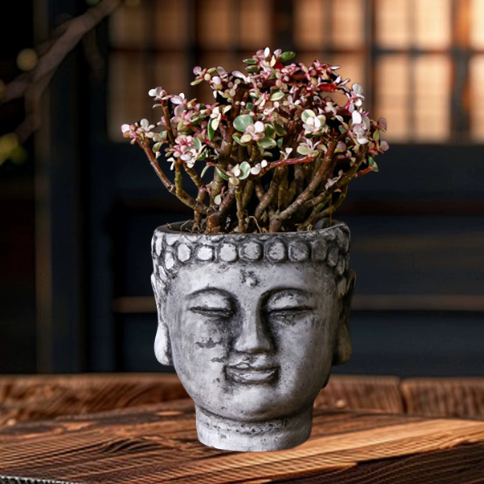 Jardinière tête de bouddha