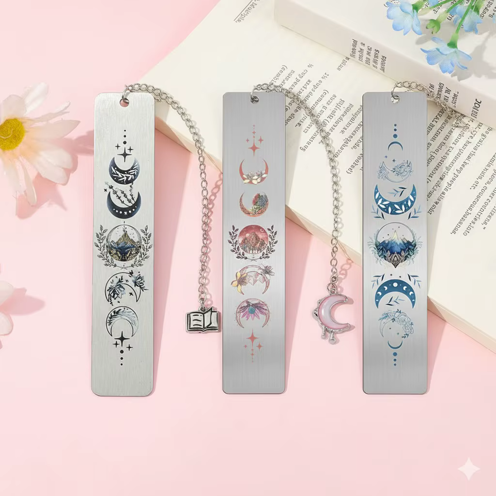 Marque-page en métal fantaisie Acotar Dark Romance, idéal pour les clubs et les lecteurs de livres, accessoires de livre, cadeau pour enseignant